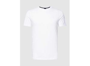 7617336827022 - T-Shirt mit Label-Stitching Modell Cosimo