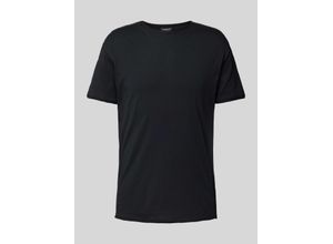 7617336900190 - T-Shirt mit Rundhalsausschnitt und melierter Optik