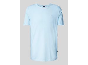 7617336943722 - Herren T-Shirt mit Label-Stitching Modell Clark