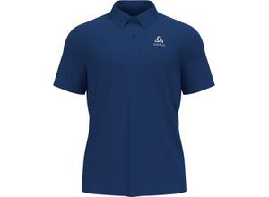 7617977118831 - odlo Poloshirt Logo-Aufdruck für Herren schwarz S