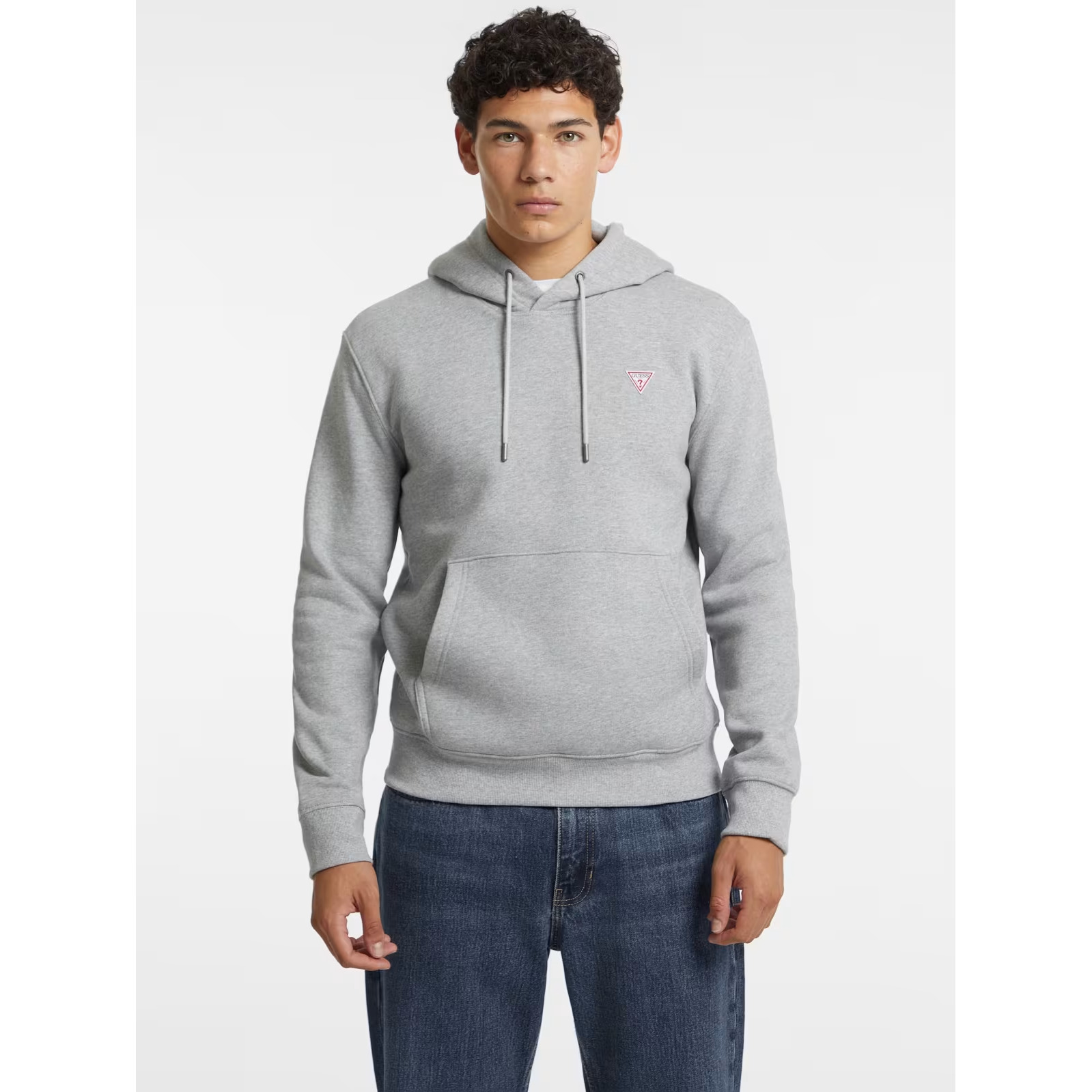 7618391197136 - Kapuzensweatshirt mit Mini-Dreiecks-Logo Guess 7618391197136 - Kapuzensweatshirt mit Mini-Dreiecks-Logo Guess