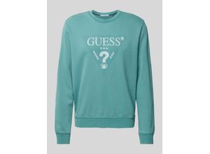 7618391354928 - Sweatshirt mit Label-Print Modell TREATED