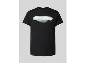 7618391357974 - T-Shirt mit Label-Print