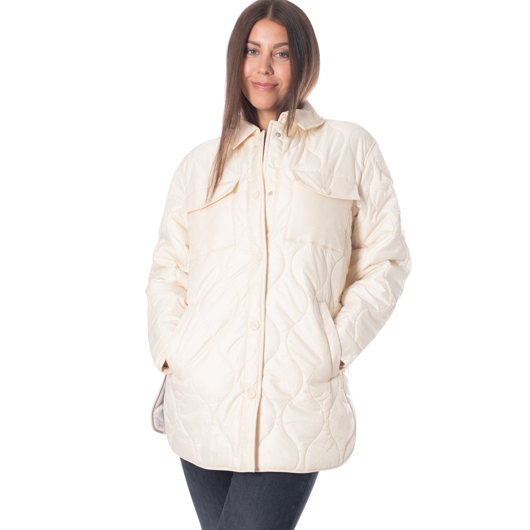 7618391562439 - Damenmantel New Giorgia Logo Shacket
