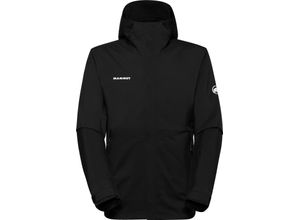 7619876441133 - MAMMUT Funktionsjacke Alto Hardshell Hooded Stehkragen Kapuze für Herren schwarz L