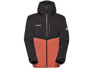 7619876449061 - MAMMUT Hardshelljacke Alto Guide HS Hooded Stehkragen atmungsaktiv für Herren rot XXL