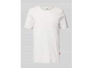7620698310392 - T-Shirt mit geripptem Rundhalsausschnitt Modell Cesare 7620698310392 - T-Shirt mit geripptem Rundhalsausschnitt Modell Cesare
