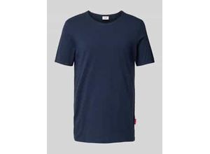 7620698310569 - T-Shirt mit geripptem Rundhalsausschnitt Modell Cesare