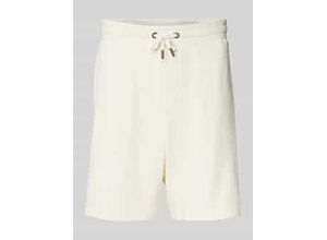 7620698315649 - Regular Fit Shorts mit Strukturmuster Modell Ediiz