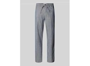 7620698335166 - Regular Fit Stoffhose aus Baumwoll-Mix mit Leinen-Anteil Modell Rimon
