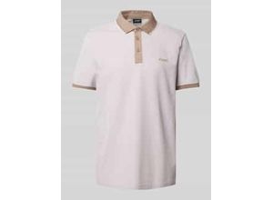 7620698357229 - Poloshirt mit Label-Stitching