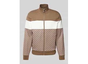7620698359605 - Sweatjacke mit Stehkragen Modell Basilio 7620698359605 - Sweatjacke mit Stehkragen Modell Basilio