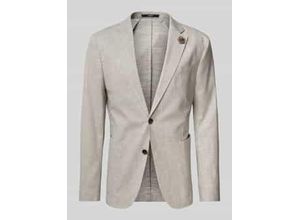 7620698391582 - Taillierter Sakko aus Baumwoll-Woll-Mix mit Leinen-Anteil Modell Hoverest