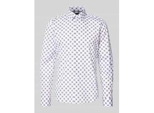 7620698436900 - Slim Fit Business-Hemd mit Kentkragen Modell Pierce