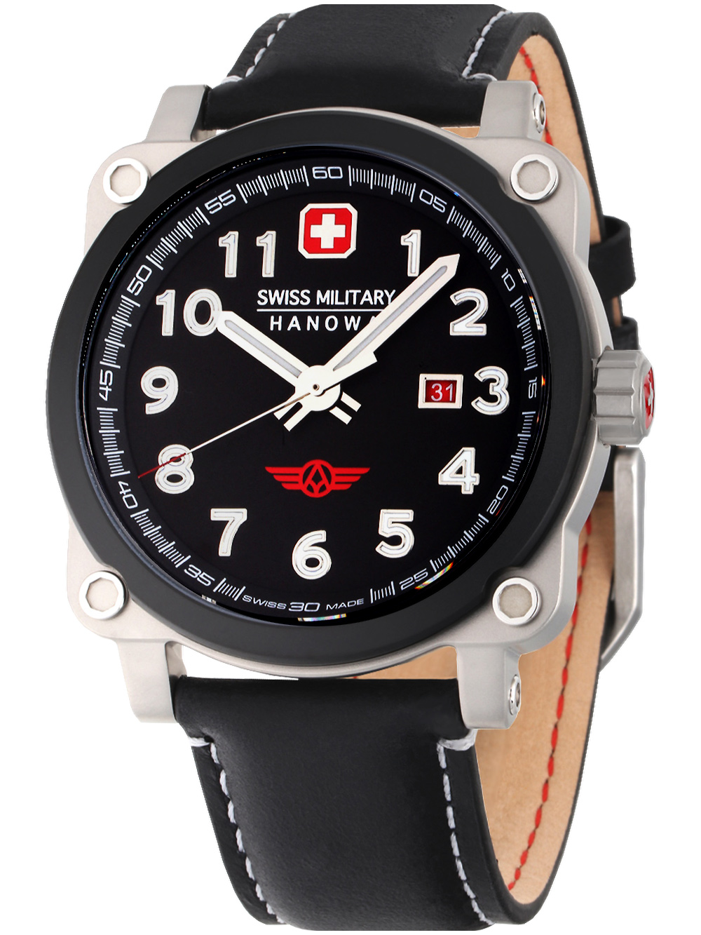 7620958006270 - Swiss Military Hanowa Herrenuhr Aerograph Night Vision SMWGB2101302