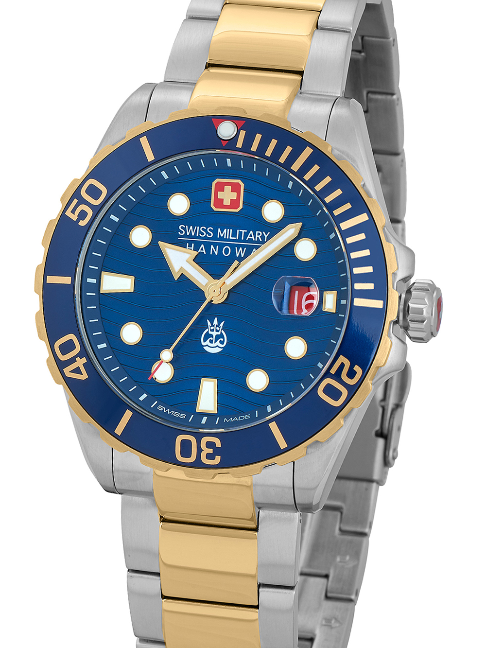 7620958007505 - Quarzuhr OFFSHORE DIVER II SMWGH2200360 Armbanduhren silberfarben (silberfarben goldfarben) Herren Quarzuhren Armbanduhr Herrenuhr Schweizer Uhr Datum Saphirglas Swiss Made