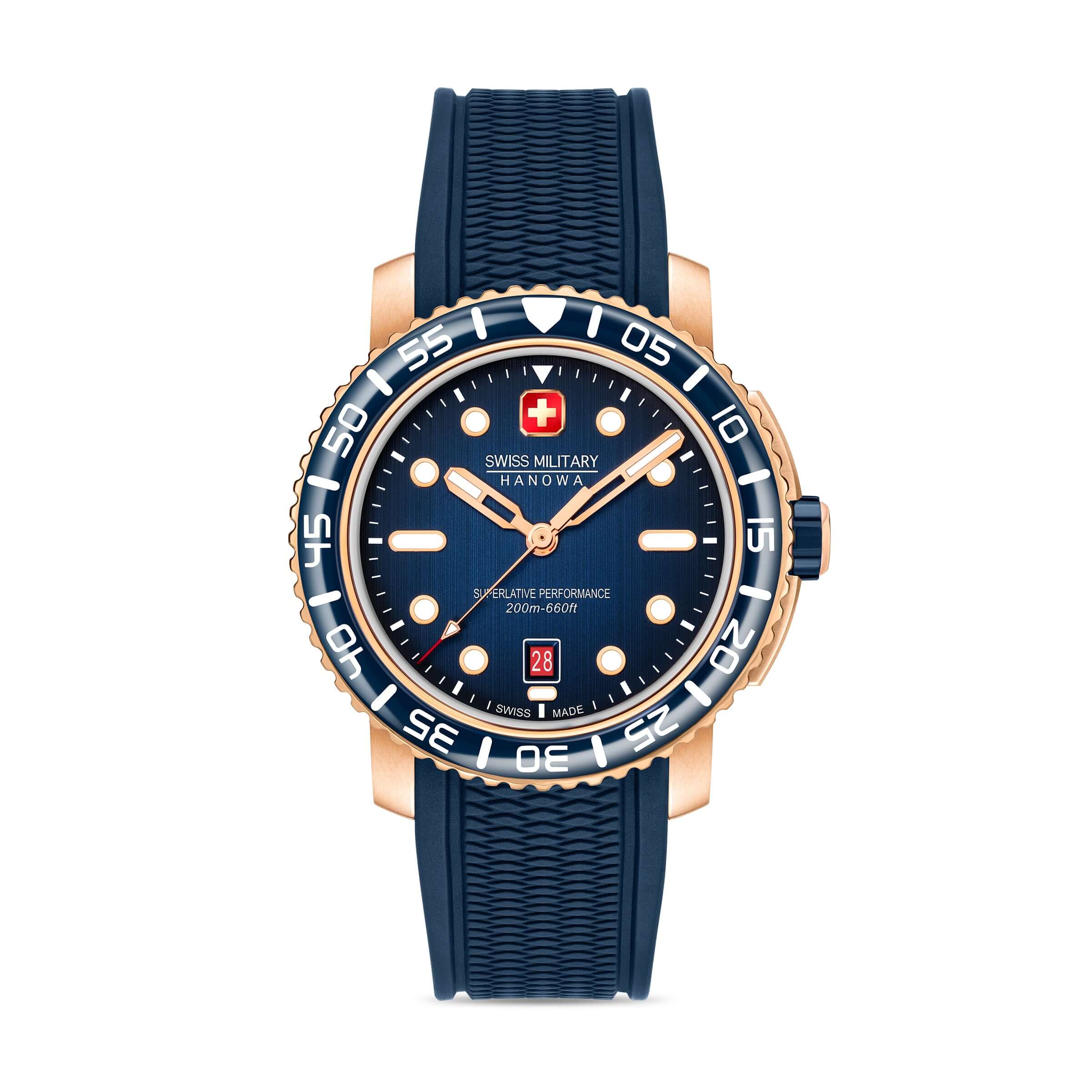 7620958010130 - Herren Armbanduhr Black Marlin 45mm Blau Roségold Edelstahl Kautschuk Herrenuhr Taucheruhr Chronograph 7620958010130 - Herren Armbanduhr Black Marlin 45mm Blau Roségold Edelstahl Kautschuk Herrenuhr Taucheruhr Chronograph