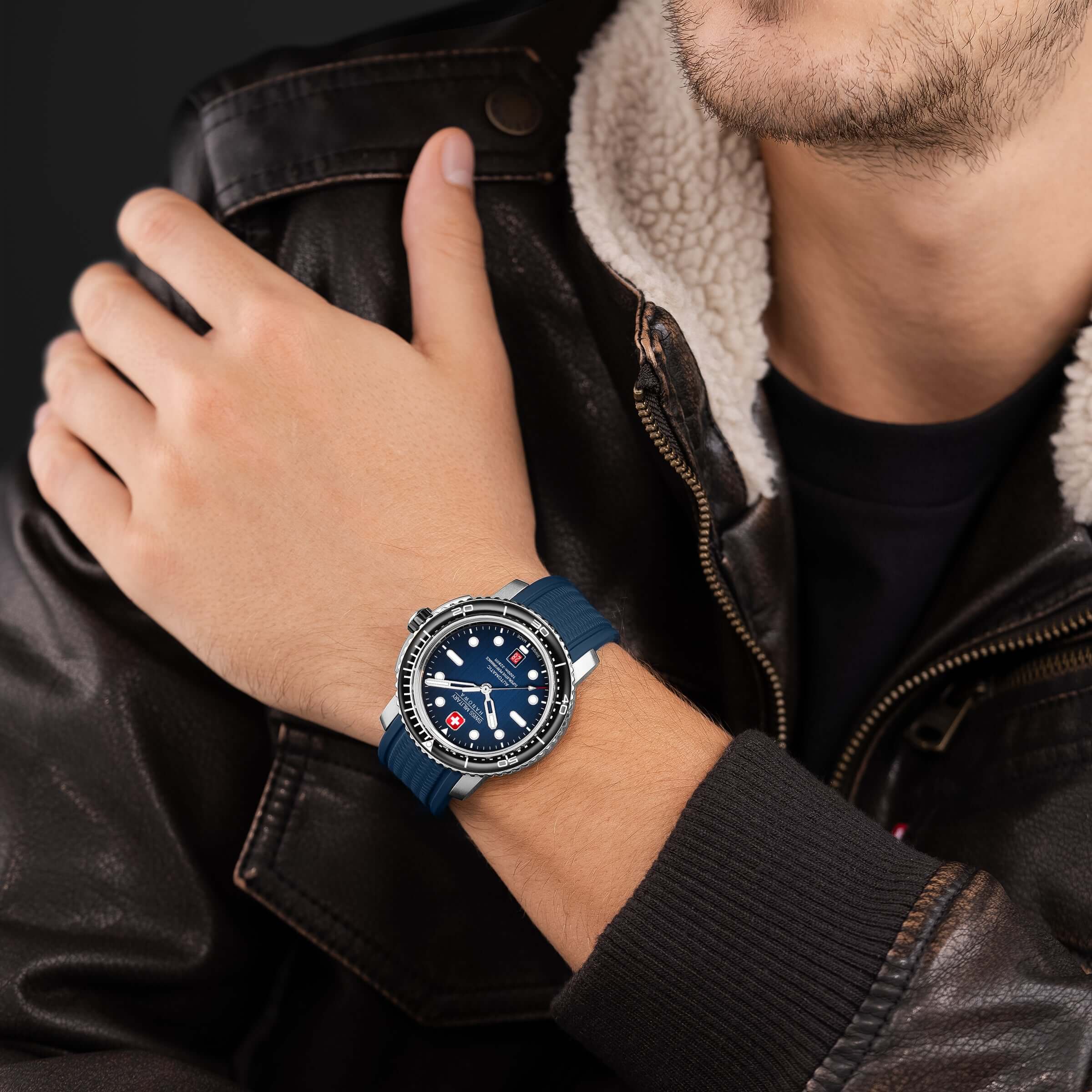 7620958010406 - Mens Wristwatches Automatic Watch Blue Silver Stainless Steel Herrenuhr Automatik Taucheruhr Armbanduhr Uhren 7620958010406 - Mens Wristwatches Automatic Watch Blue Silver Stainless Steel Herrenuhr Automatik Taucheruhr Armbanduhr Uhren