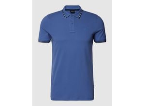 7621204000813 - Slim Fit Poloshirt mit Kontraststreifen Modell Pavlos