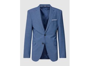 7621204068479 - Slim Fit 2-Knopf-Sakko mit Applikation Modell Herby