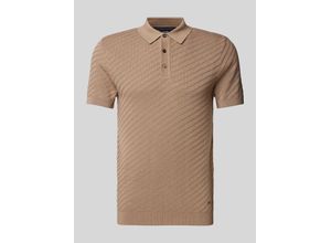 7621204414443 - Slim Fit Poloshirt mit Knopfleiste Modell Maurice