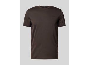 7621204522483 - T-Shirt mit geripptem Rundhalsausschnitt Modell Cosmo