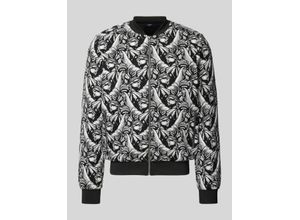 7621204568986 - Sweatjacke mit Motiv-Stitching