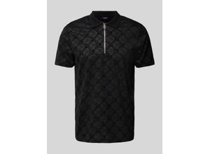 7621204589943 - Slim Fit Poloshirt mit Reißverschluss Modell Benito