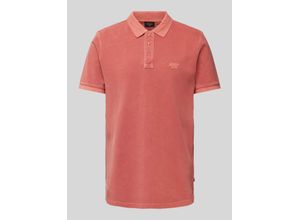 7621204598501 - Regular Fit Poloshirt mit Label-Stitching Modell Ambrosio