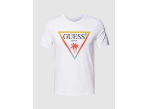 7621701316332 - T-Shirt mit Label-Print Modell Triangle