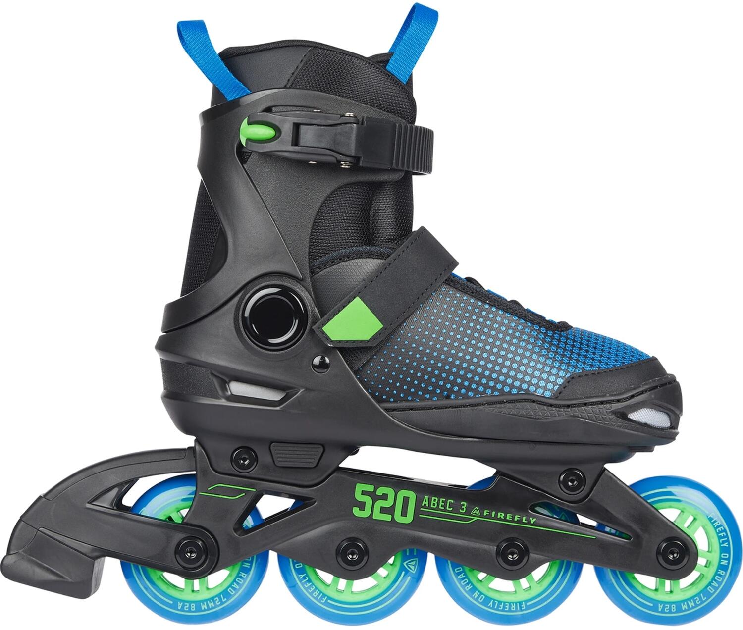 7624769488898 - Kinder Inlineskate ILS 520 Boy (Größe 330-360 (Rollen 72 mm) 900 black blue green lime)