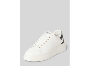 7624926934350 - Ledersneaker mit Label-Patch Modell ELBA