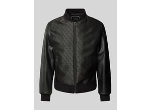 7625408484400 - Bomberjacke mit Label-Strukturmuster Modell VARSITY