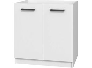 7625837074913 - Jasper - Küchenschrank für Spüle skandinavischer Stil - 80x456x82 cm - 2 Türen