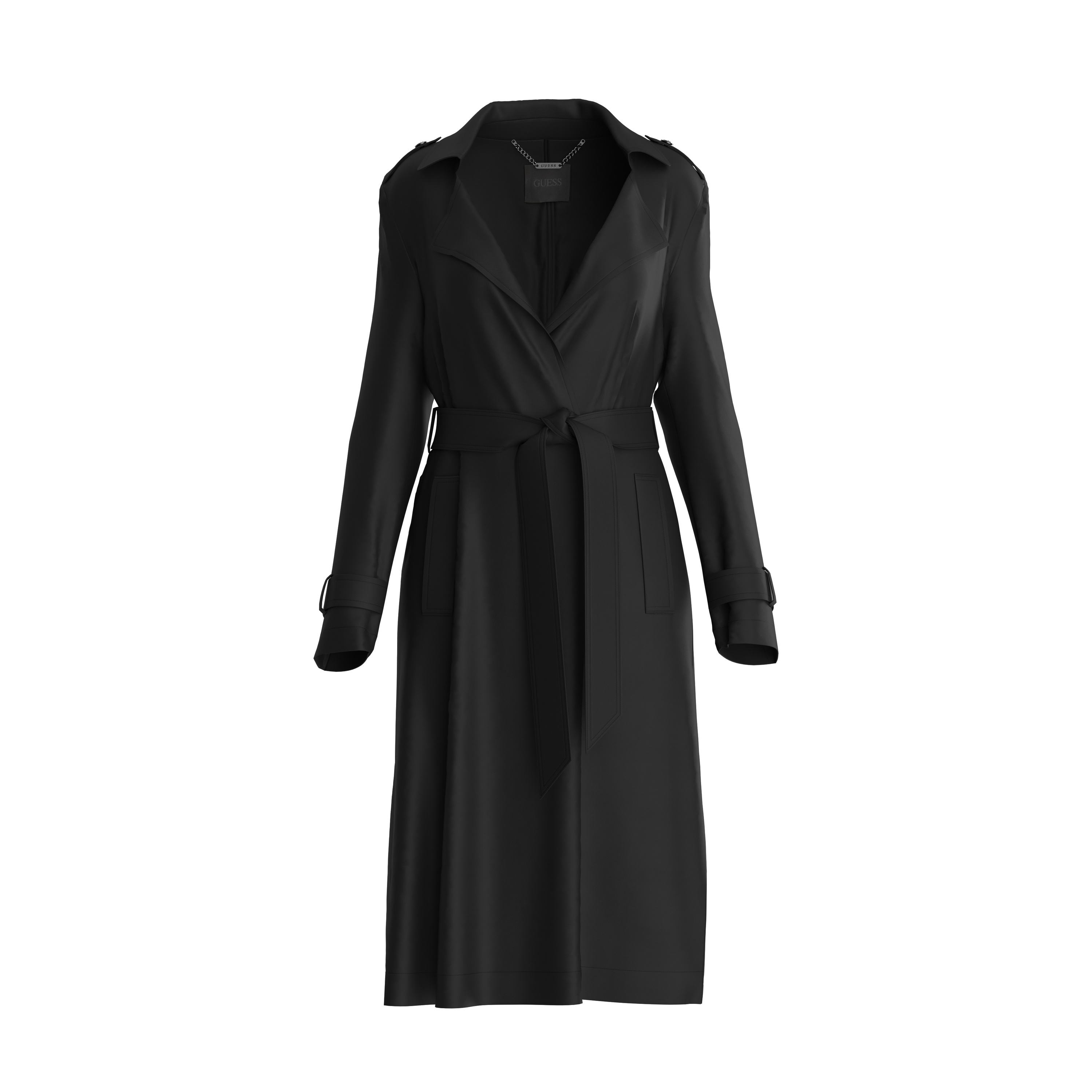 7626101329180 - Damen Satinmantel Micole Trench