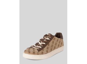 7626101854187 - Sneaker mit Allover Label-Muster Modell NOLA