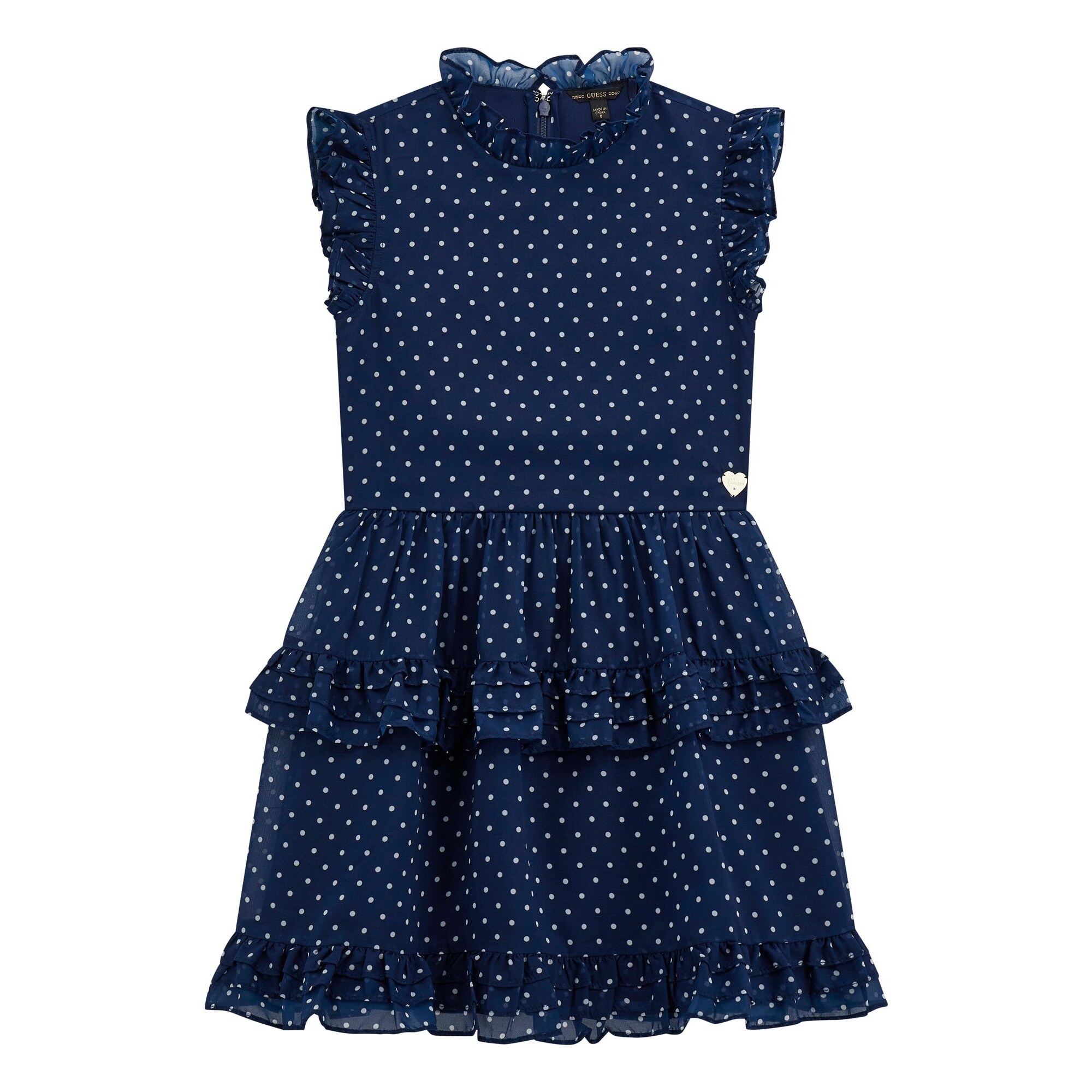 7626741389643 - Ärmelloses Festkleid für Mädchen Chiffon 7626741389643 - Ärmelloses Festkleid für Mädchen Chiffon