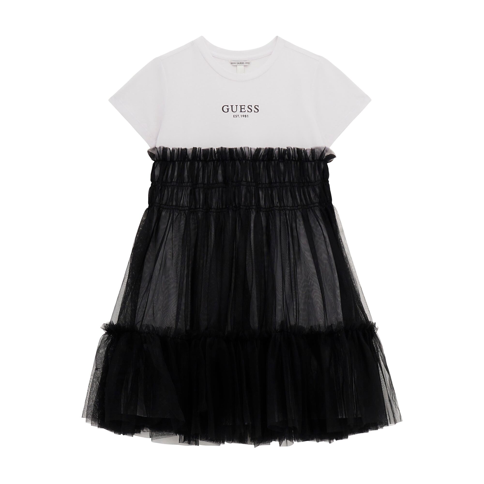 7626741394272 - Mädchenkleid Mixed Fabric