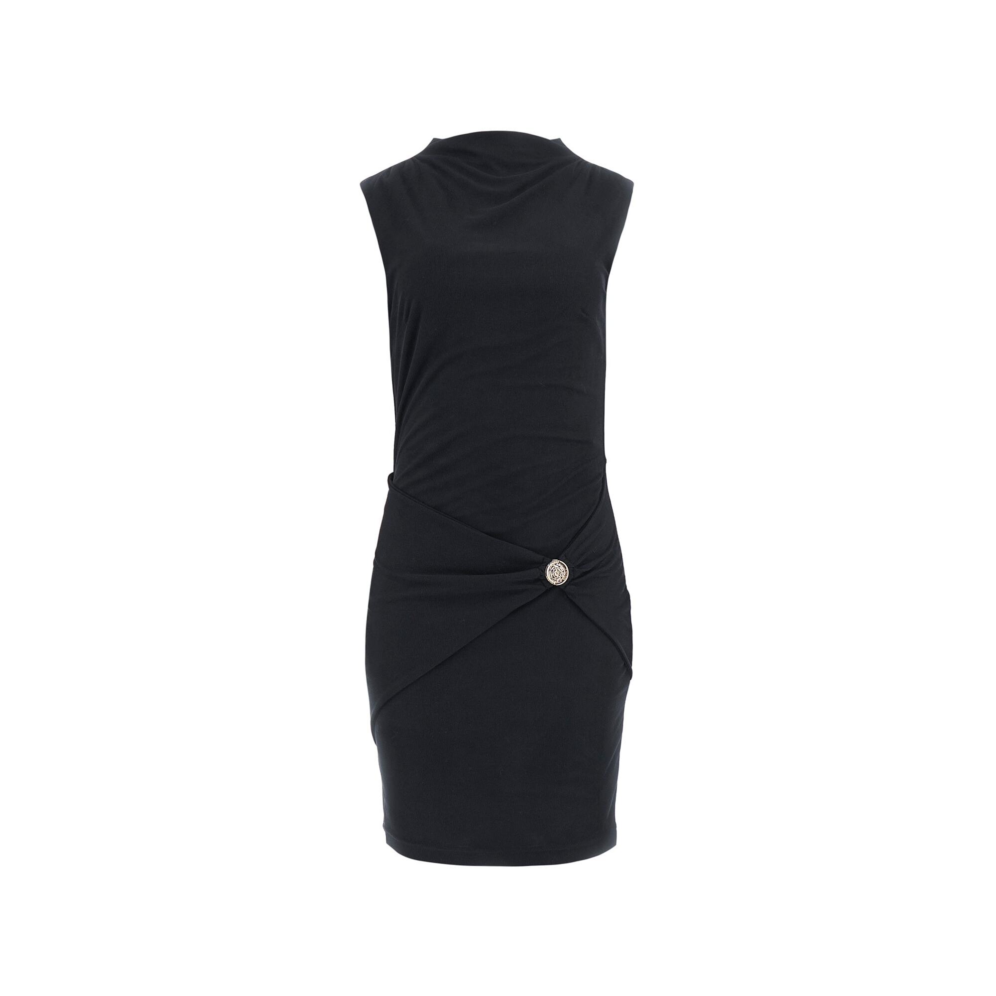 7626741420742 - Kleid Damen Zama Button Detail