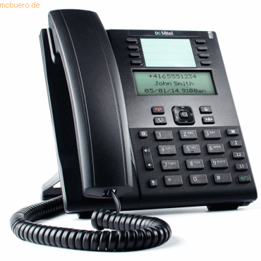 7630013825722 - 6865 VoIP SIP Telefon Schnurgebundenes Telefon VoIP PIN Code Integrierter Webserver PoE LC-Display Schwarz