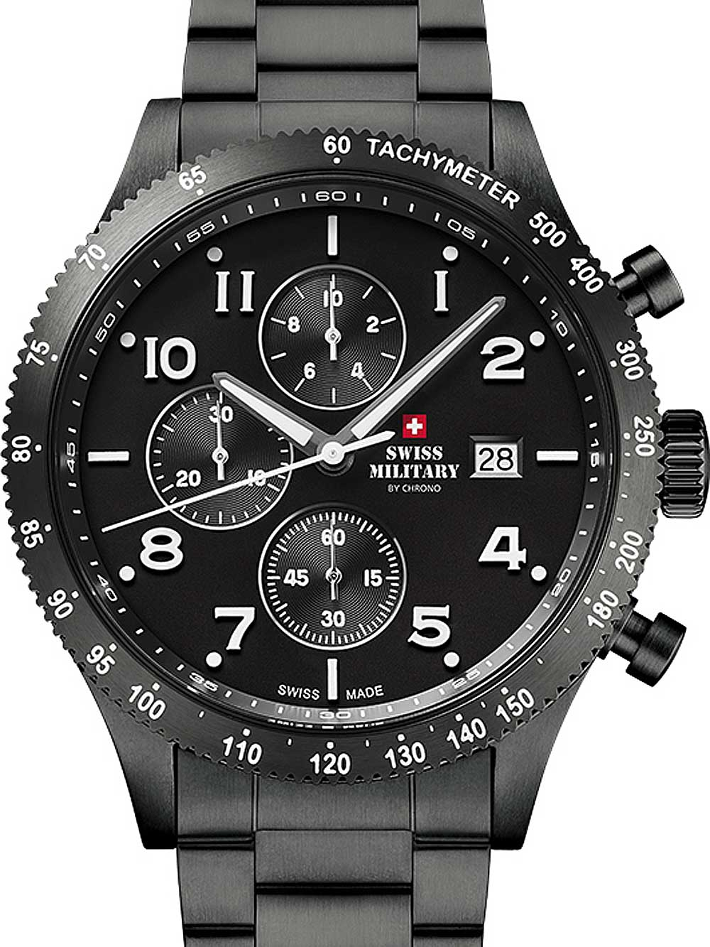 7630019148177 - Swiss Military SM3408403 Chronograph Herrenuhr 42 mm 10ATM