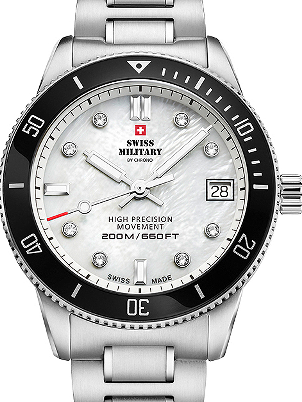 7630019152341 - Swiss Military SM3408903 Diver Damenuhr 37mm 20ATM