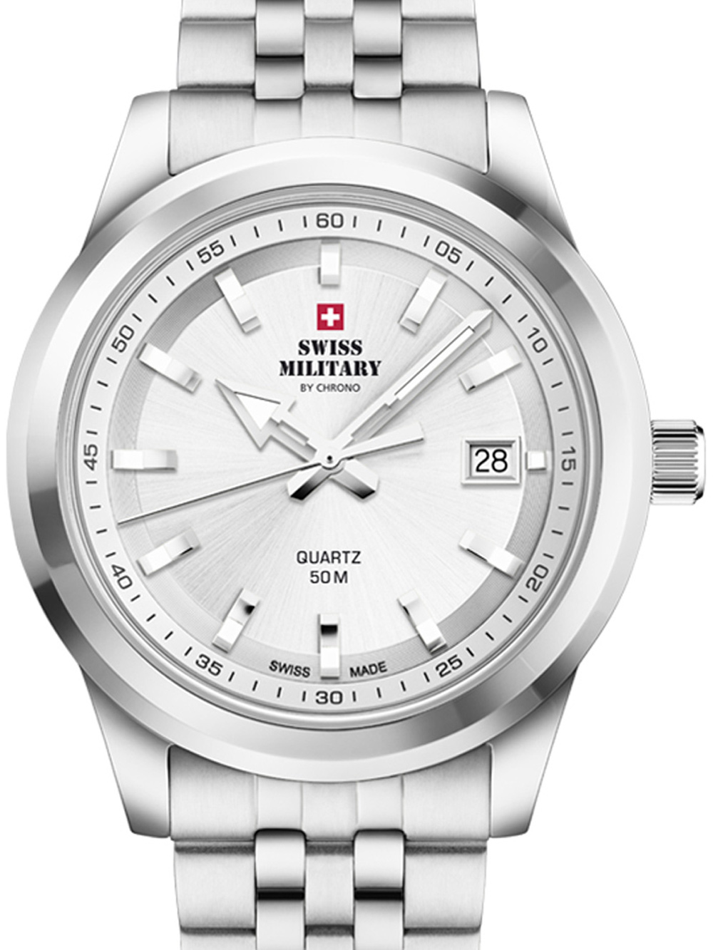 7630019155908 - Swiss Military SM3409402 Herrenuhr 41mm 5ATM