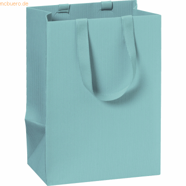 7630021188147 - 10 x Geschenktasche 10x8x14cm One Colour türkis