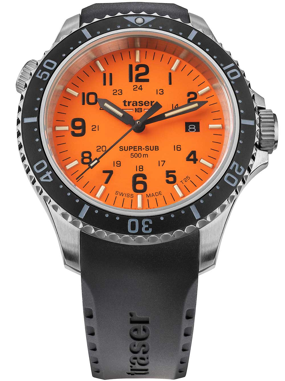 7630027704549 - 109380 P67 T25 SuperSub Orange 46 mm Taucheruhr Herrenuhr 50ATM