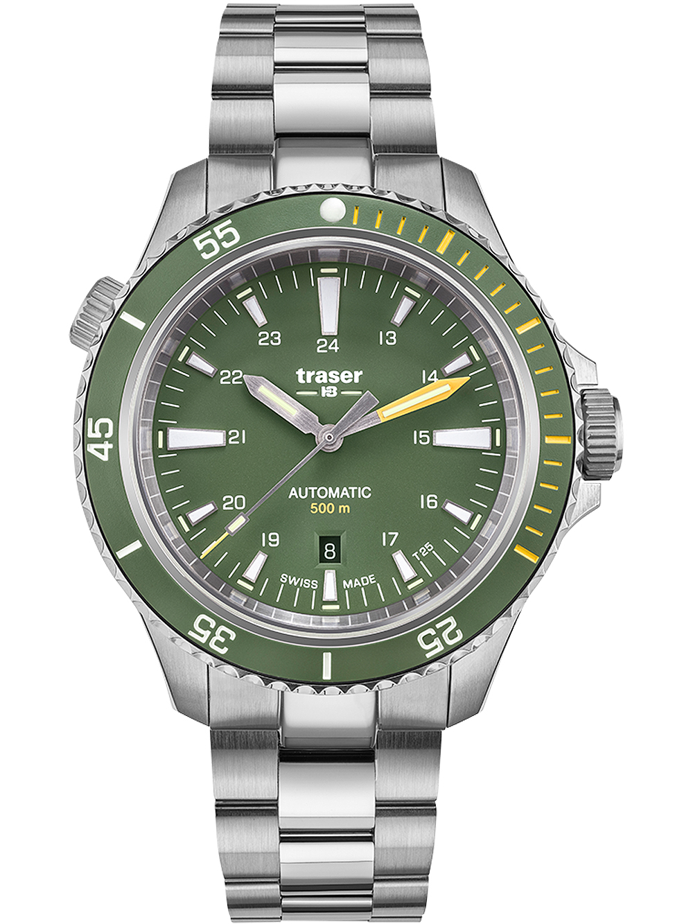 7630027705027 - 110328 P67 Diver Automatik Green Herrenuhr 46mm 50ATM