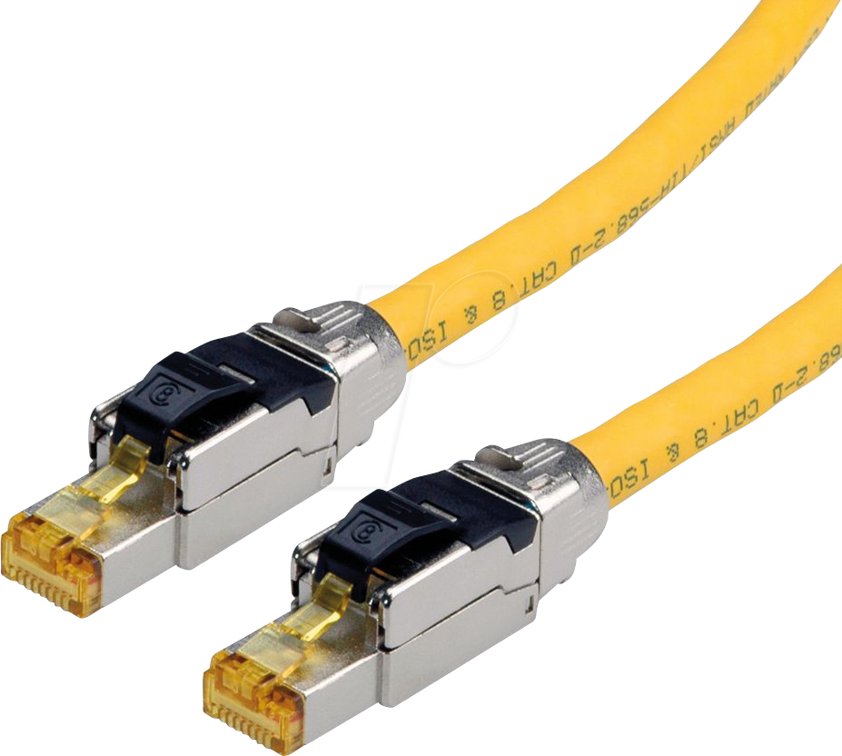 7630049611047 - Roline 21151853 RJ45 Netzwerkkabel Patchkabel CAT 81 S FTP 300 m Gelb doppelt geschirmt Halogenfrei Flammwidrig 1 St