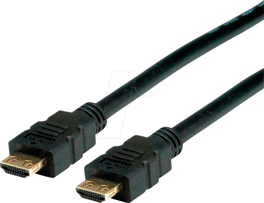 7630049611412 - VALUE - HDMI-Kabel mit Ethernet - HDMI männlich zu HDMI männlich - 10 m - Doppelisolierung - Schwarz