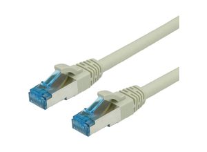 7630049612365 - 21990864 RJ45 Netzwerkkabel Patchkabel cat 6a s ftp 030 m Grau 1 St - Value