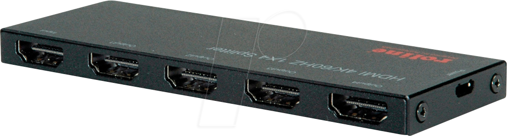 7630049621404 - Roline 14013557 4 Port HDMI-Splitter 3840 x 2160 Pixel